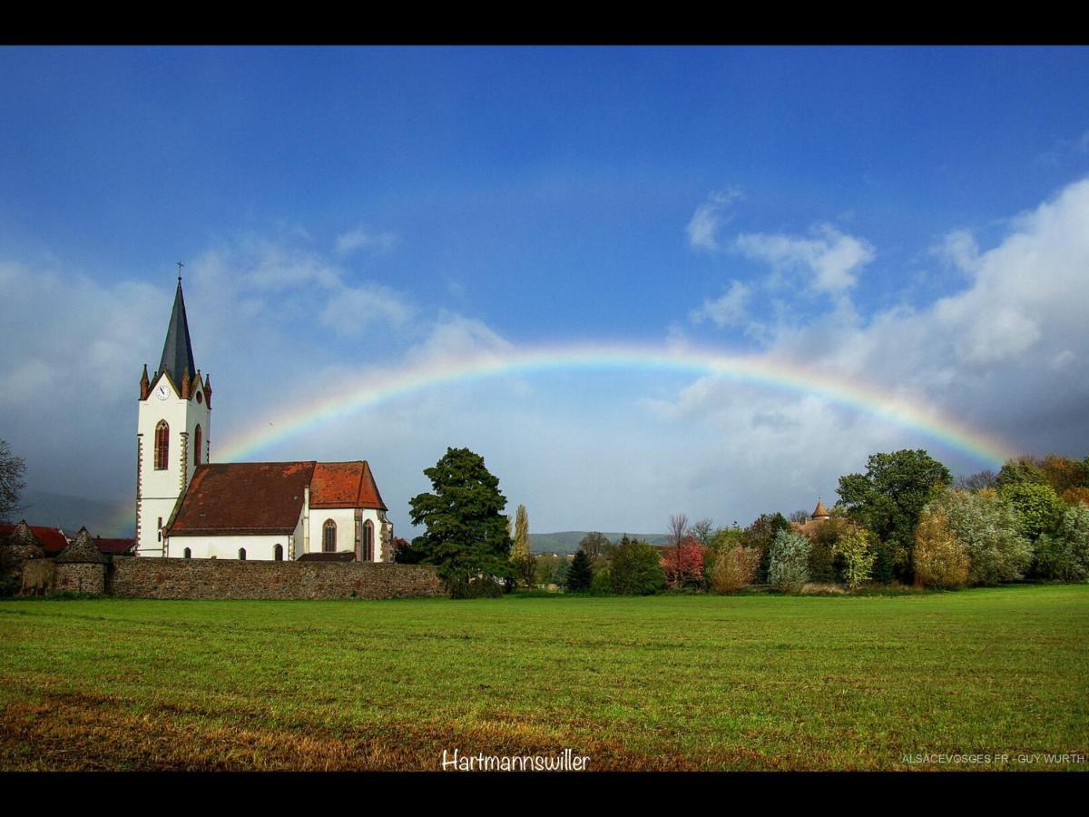 Chalet Du Silberrain Pres De Colmar - Cheminee, Sauna, Piscine Partagee Osenbach ภายนอก รูปภาพ